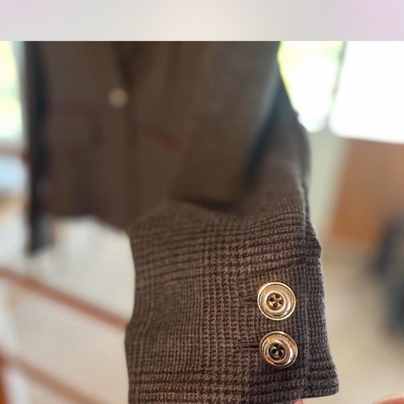 Juicy Couture Preppy Tailored Gray and Purple Blazer Y2K - Picture 5 of 6